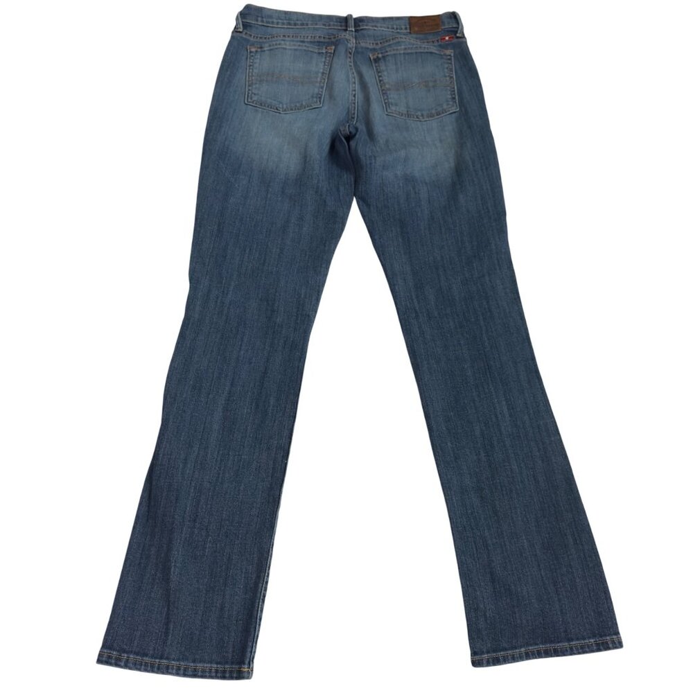Lucky Brand Womens Handcrafted Medium Wash Straight Leg Jeans Size 6/28R premium - Picture 2 of 15